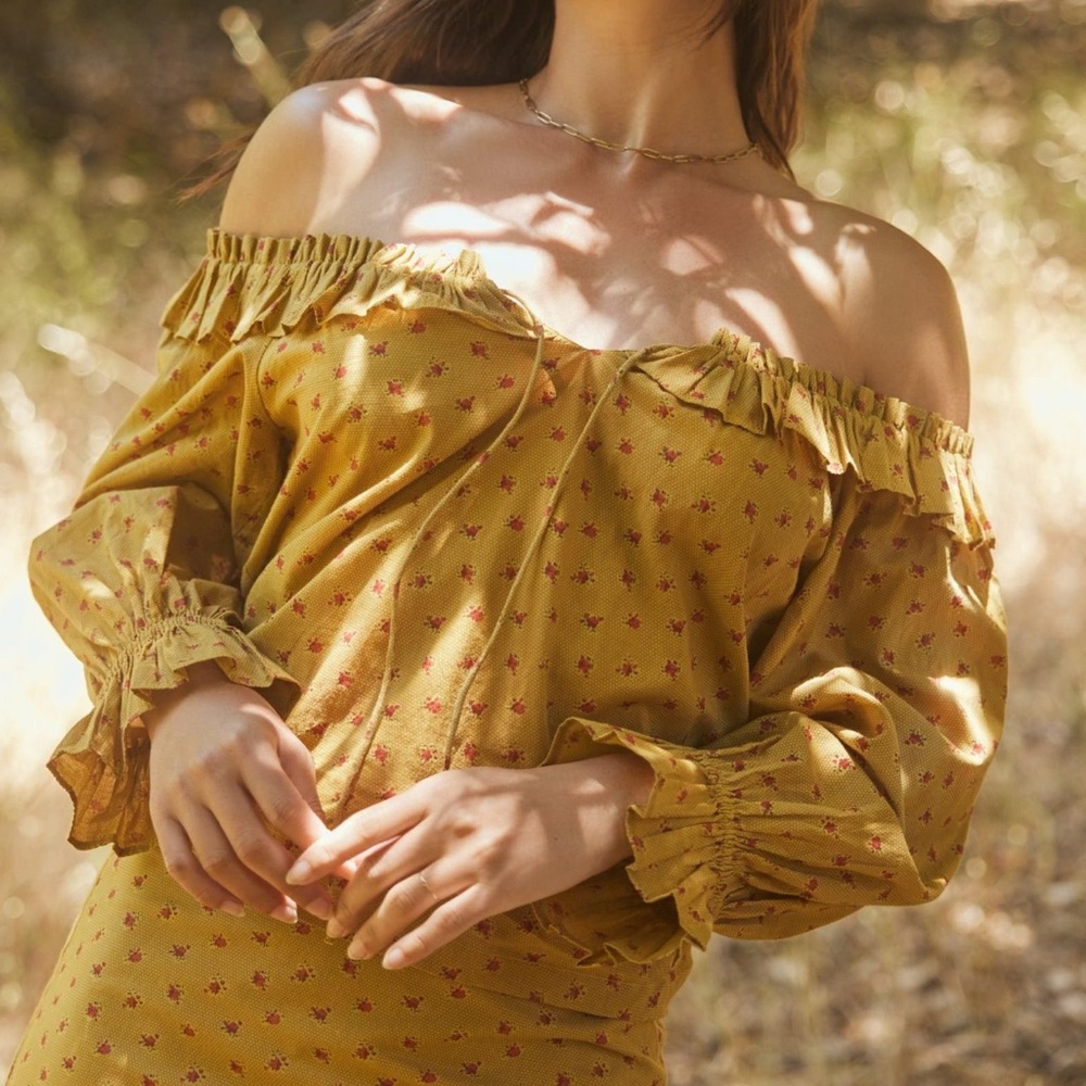 Eddy liliana peasant top